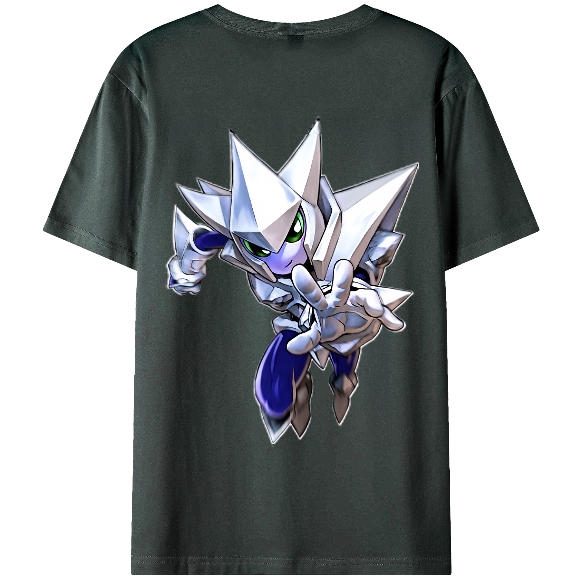（画像用） 遊☆戯☆王 Yu-Gi-Oh! 綿100％ メンズ半袖Tシャツ（バックプリント） 通気性